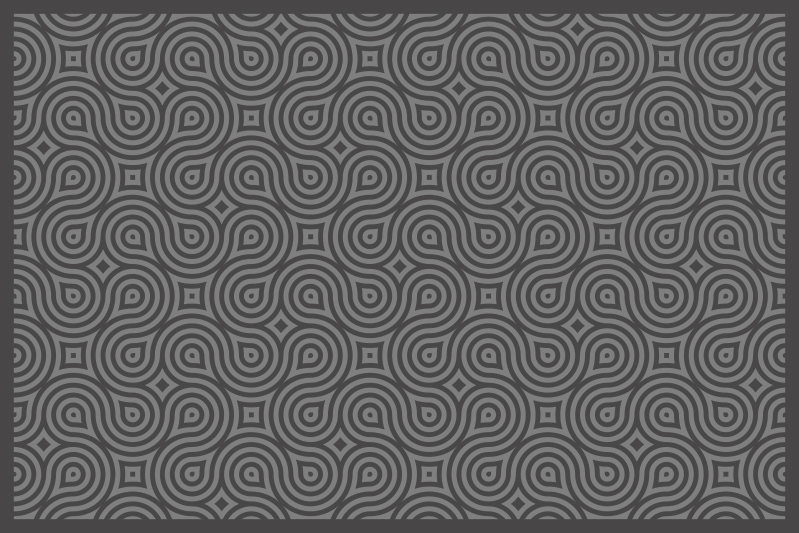 Textured placemats abstract swirl design - TenStickers