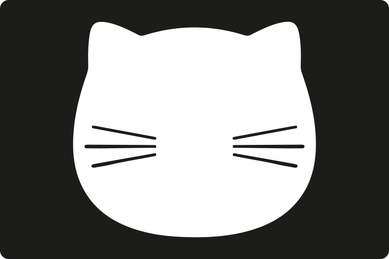 Original placemats cat face design - TenStickers