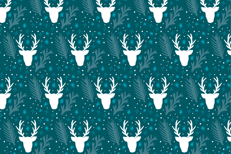 Christmas placemats for a stylish holiday table - TenStickers