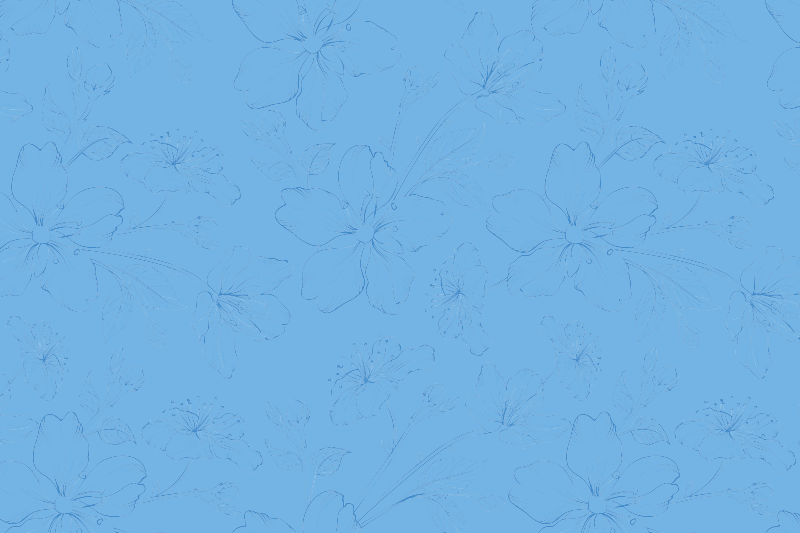 Textured placemats with botanical inspired design - TenStickers