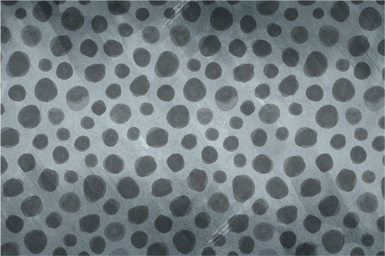 Textured placemats grey polka dot surface - TenStickers
