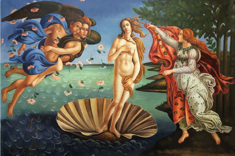 Original placemats classic mythology scene - TenStickers