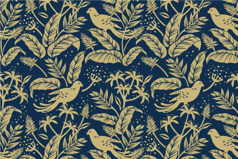 Enchanted birds textured placemats - TenStickers