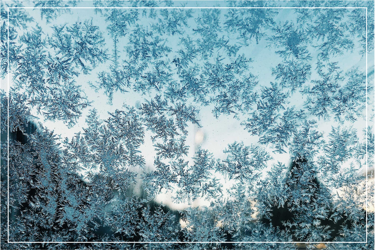 Textured placemats frosted ice design - TenStickers