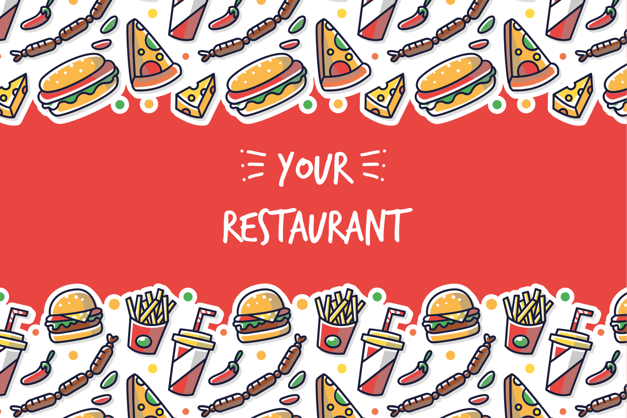 Original placemats featuring culinary art designs - TenStickers