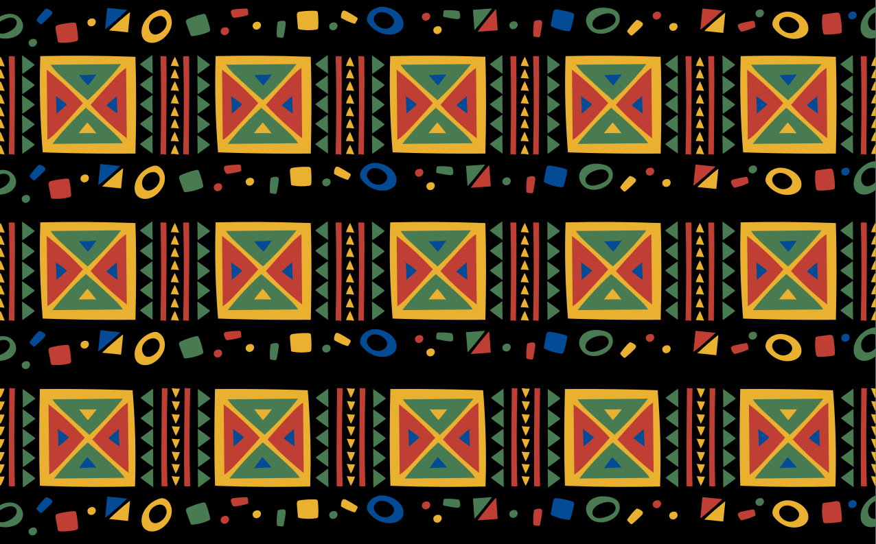 South Africa Coloured Pattern textured placemat - TenStickers