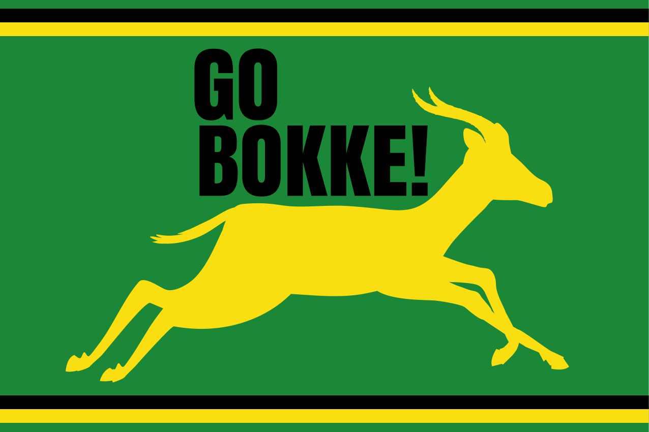 Springboks logo Vinyl placemats - TenStickers