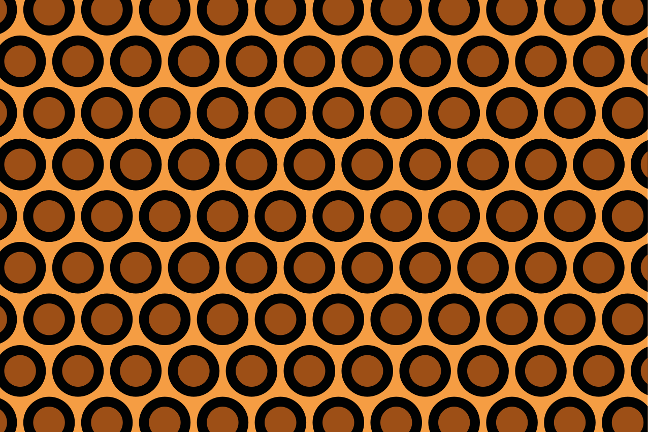 Modern placemats with circular pattern design - TenStickers