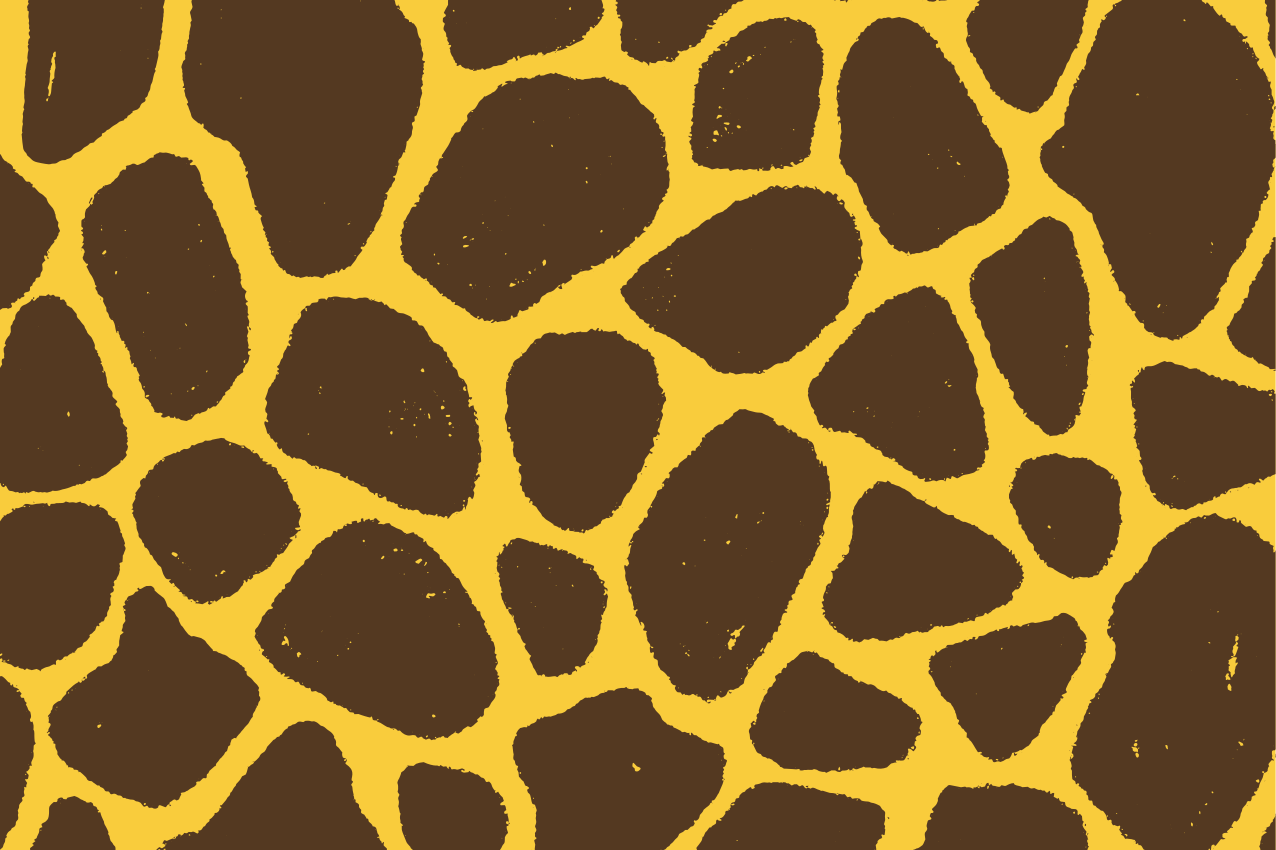 Original placemats giraffe print design - TenStickers