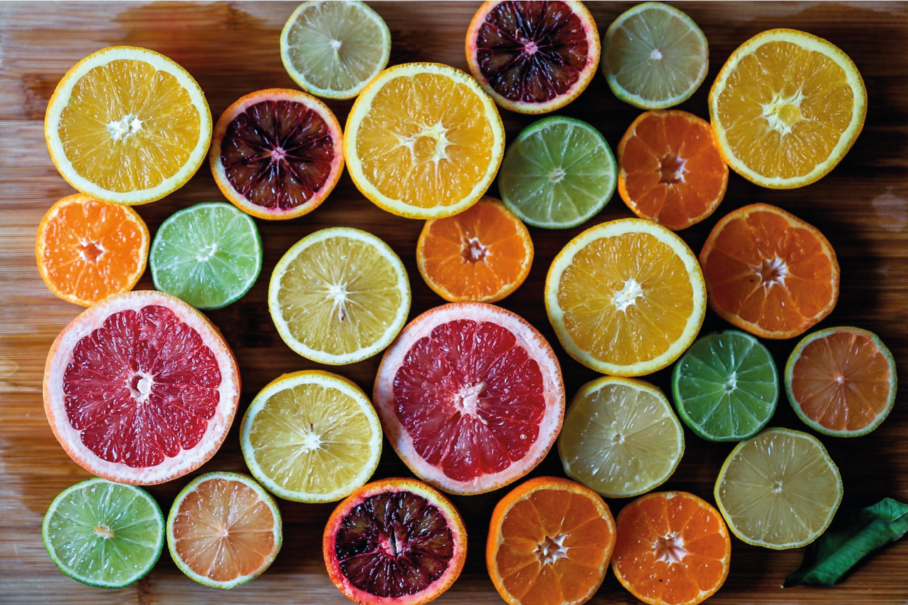 Original placemats citrus fruit design - TenStickers
