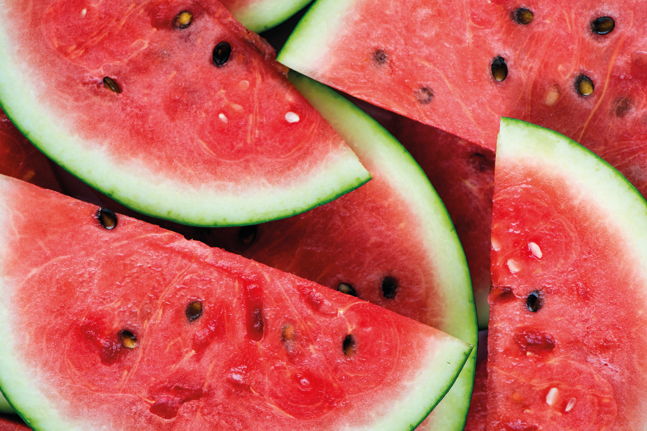 Children placemats sliced watermelon designs - TenStickers