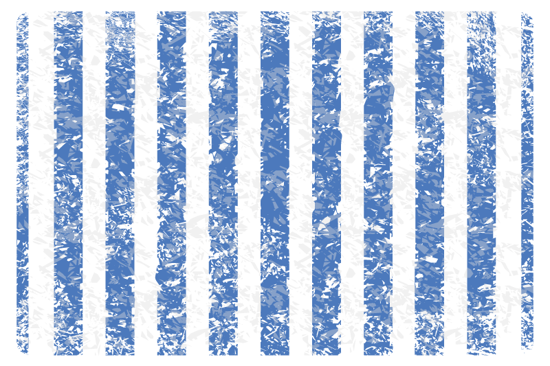 Textured placemats striped surface design - TenStickers