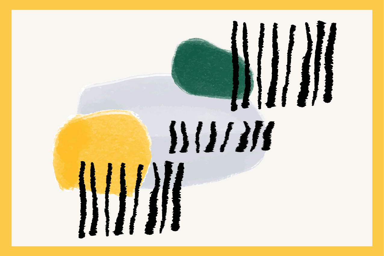 Modern placemats with vibrant geometric designs - TenStickers