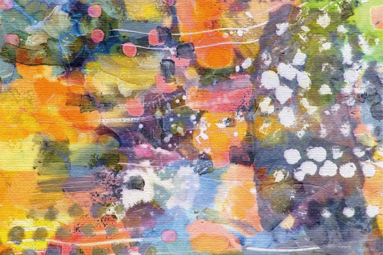 Textured placemats in a vibrant color splash - TenStickers