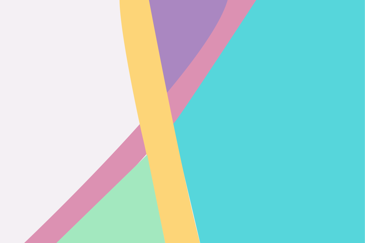 Modern placemats abstract colorful layers - TenStickers