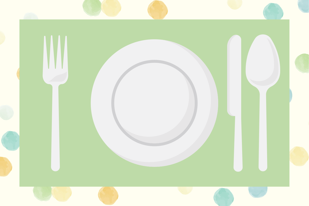 Modern placemats for a contemporary dining set - TenStickers