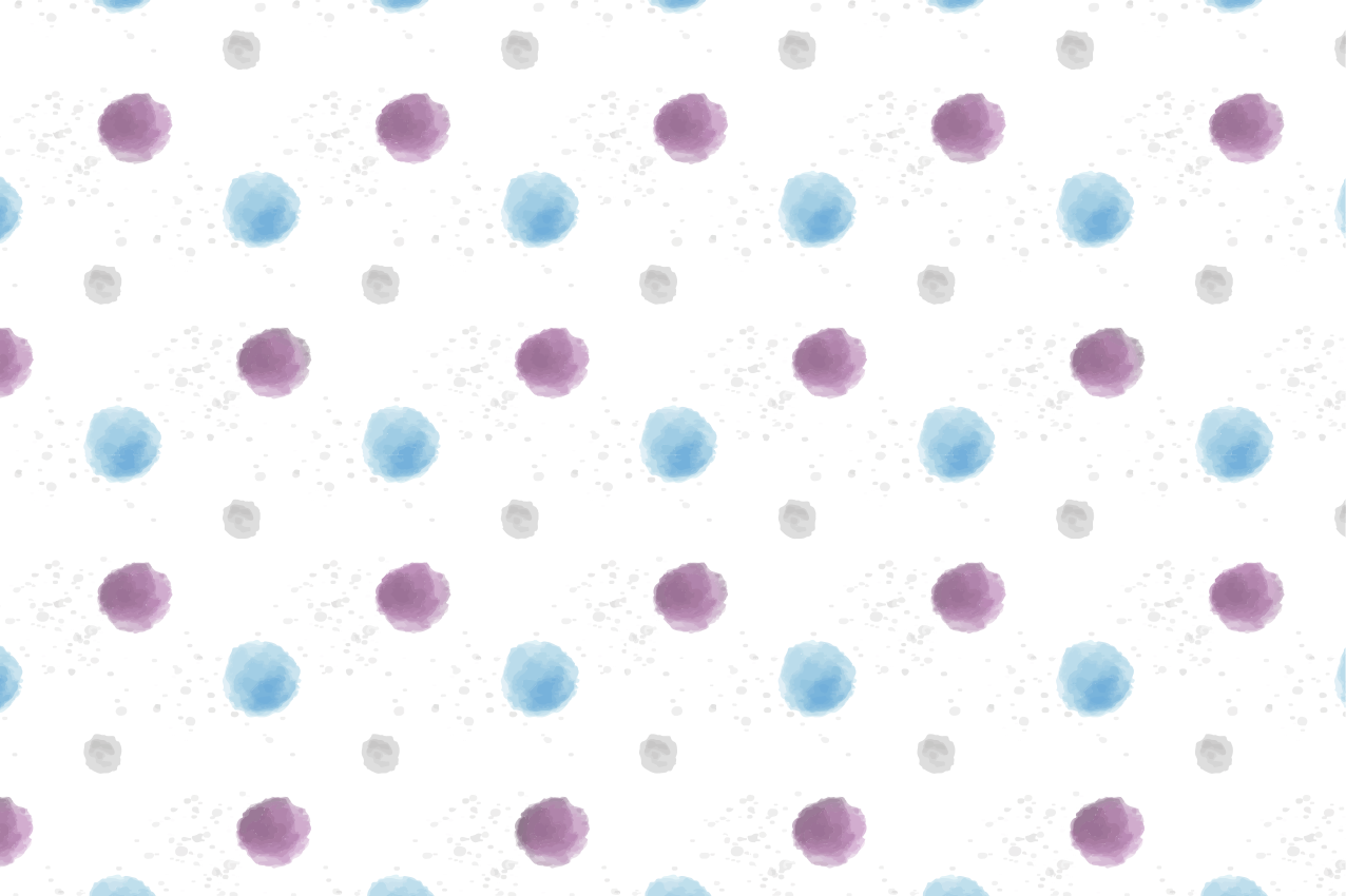 Textured placemats in colorful polka dots - TenStickers