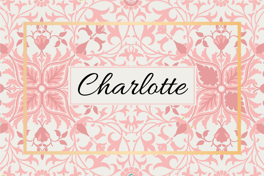 Personalised placemats customized floral design - TenStickers