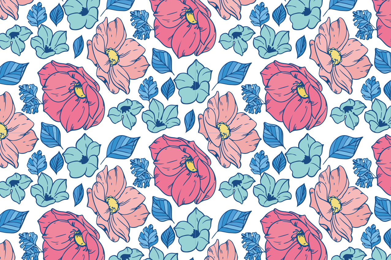 Original placemats botanical art design - TenStickers