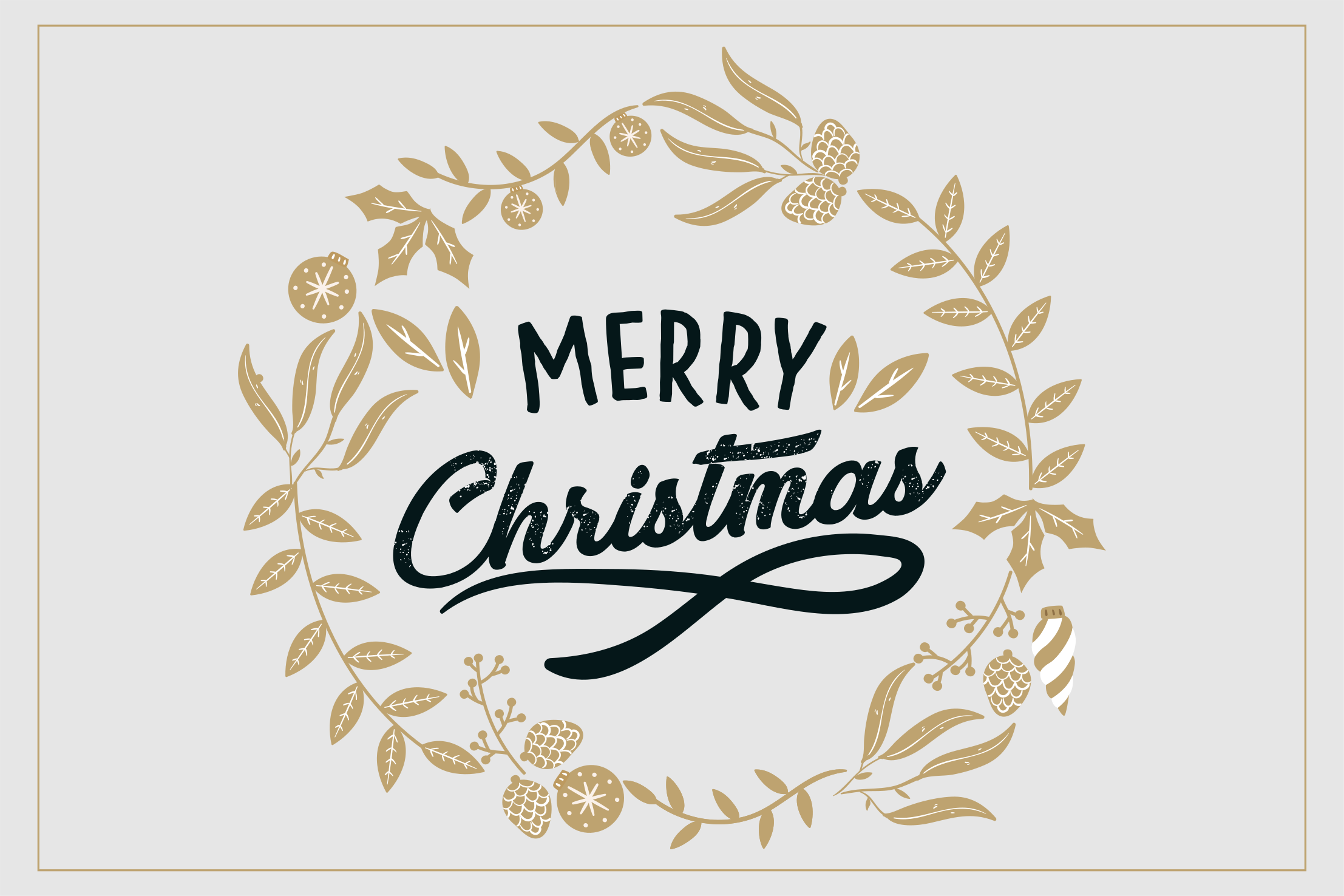 Floral Embroidery Christmas placemats - TenStickers