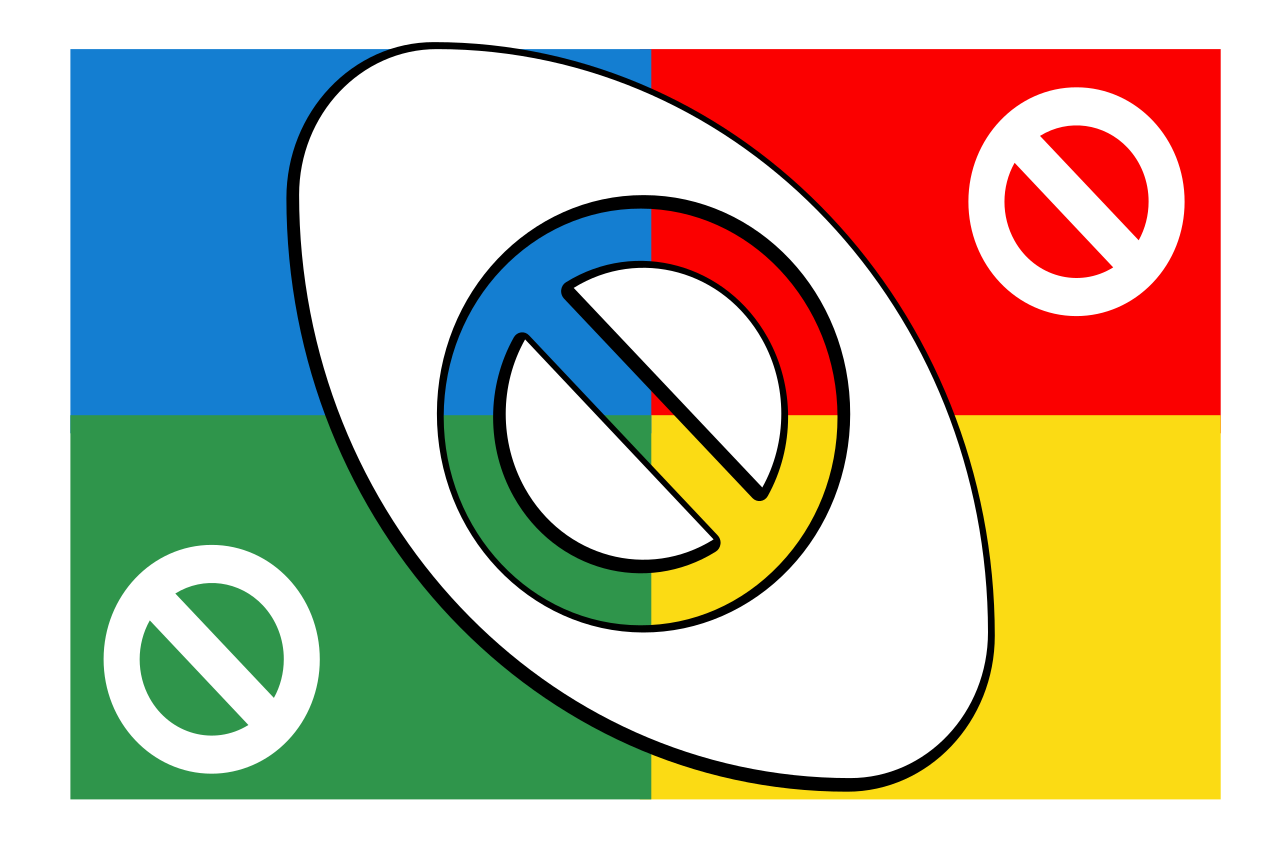 Modern placemats abstract colorful shapes - TenStickers