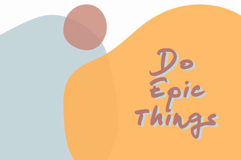 Quote placemats do epic things - TenStickers