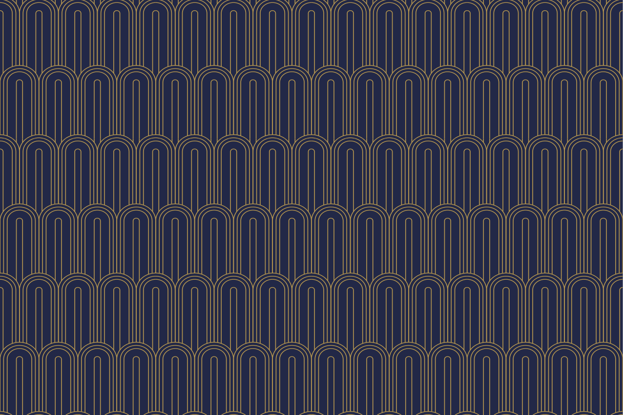 Modern placemats with elegant arched lines - TenStickers