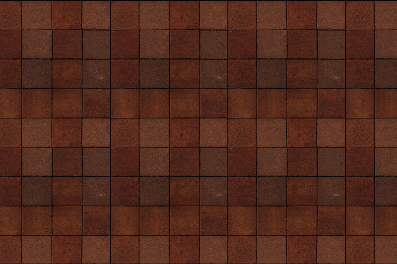 Textured placemats square brown pattern - TenStickers