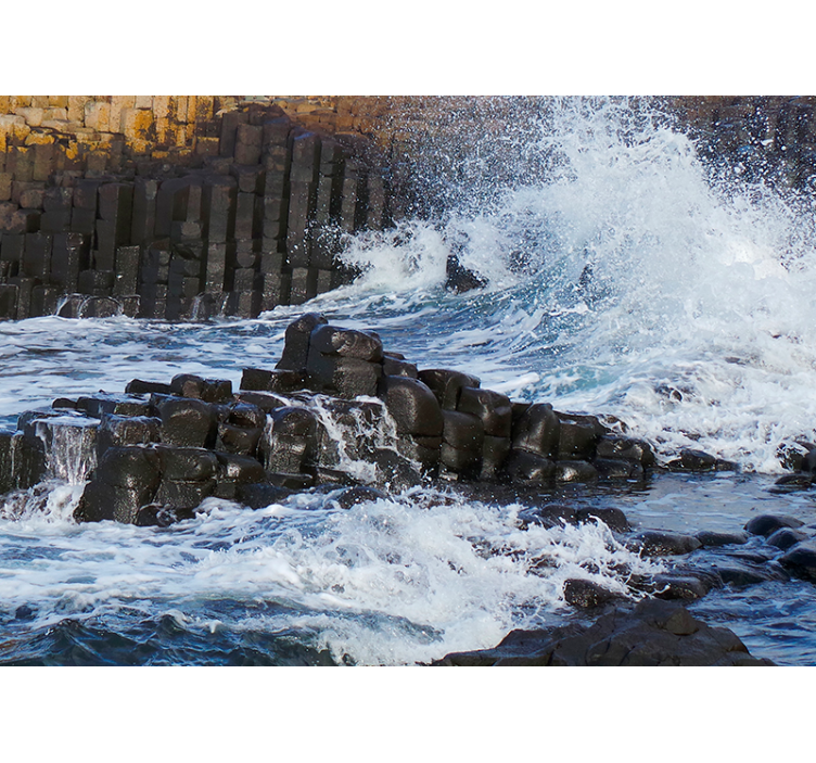Giant's Causeway nature wall mural - TenStickers