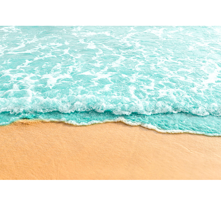 3d waves of the sea wall mural - TenStickers