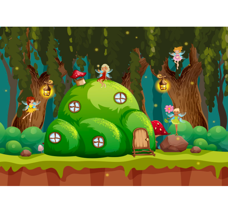 Kids Murals world of fairies - TenStickers