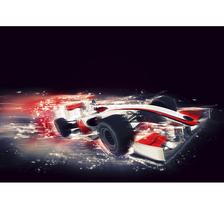Bolide Formula 1 Car wall mural - TenStickers