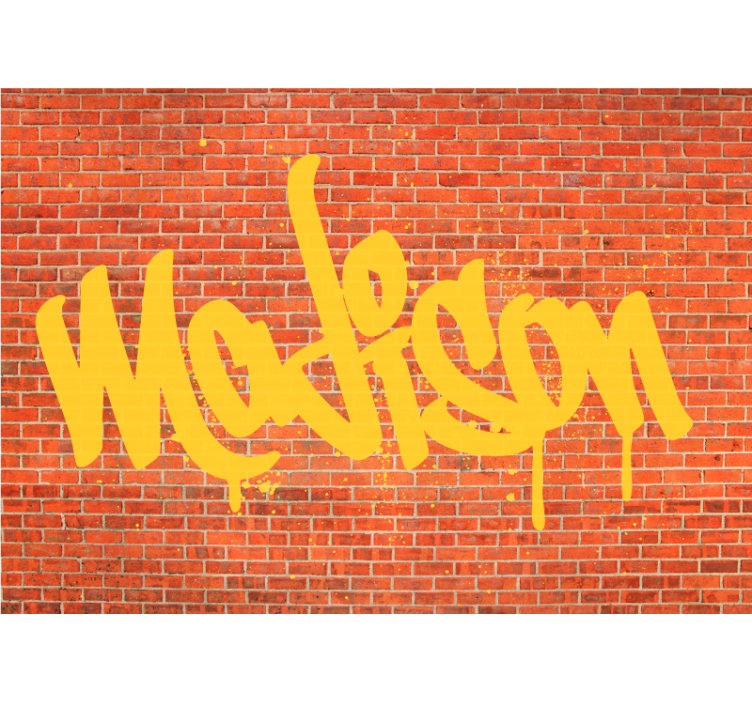 Graffiti Text Artwork graffiti wall mural - TenStickers