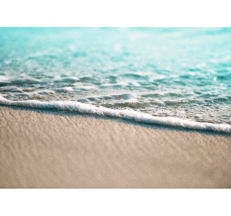 Beach water under the sea mural - TenStickers