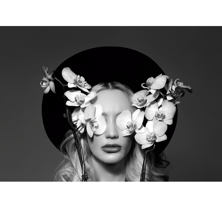 Orchid Elegance flower wall mural - TenStickers