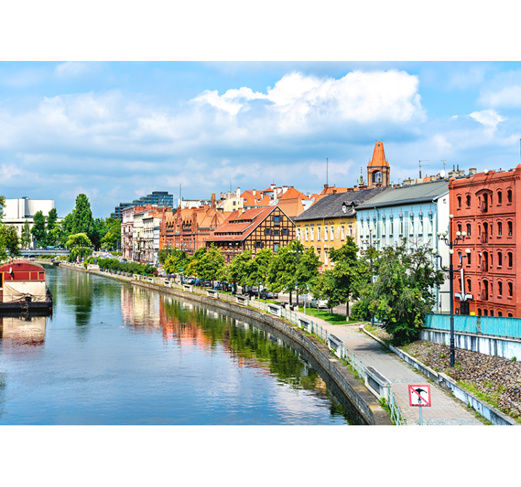 Heritage Urban Landscape Reflection city wall mural - TenStickers