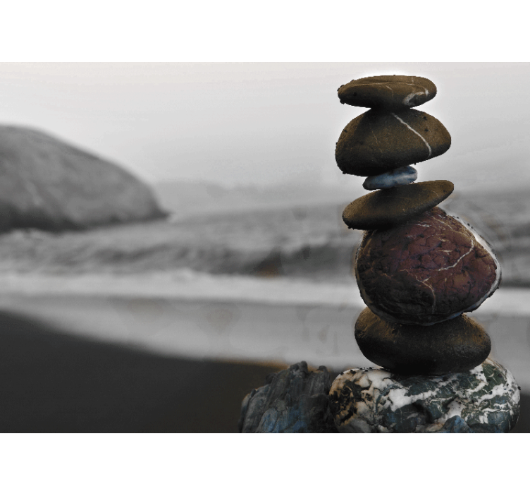 Zen tower rocks zen wall mural - TenStickers