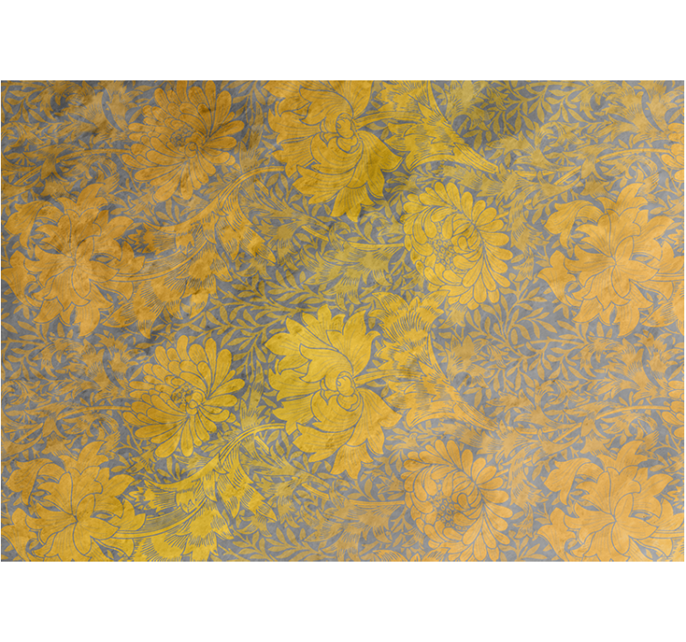 Flower wall mural floral pattern design - TenStickers