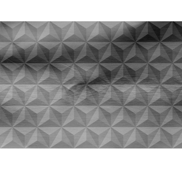 Grey spikes with shadows 3D Wall Mural - TenStickers