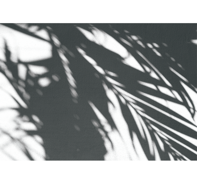 Wall mural nature shadowy palm designs - TenStickers