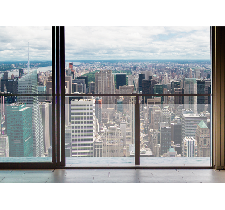 City wall mural new york city skyline - TenStickers