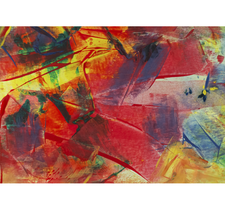 Abstract wall mural in vibrant color blend - TenStickers