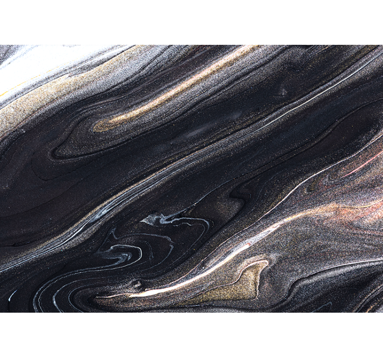 Black and white marble layers Bathroom Murals - TenStickers