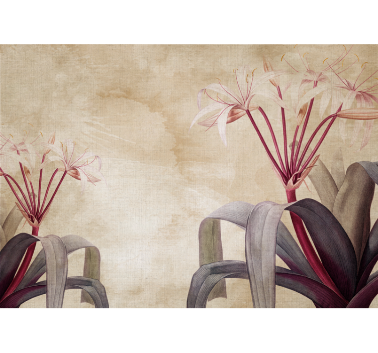 Elegant flower arrangement flower wall mural - TenStickers