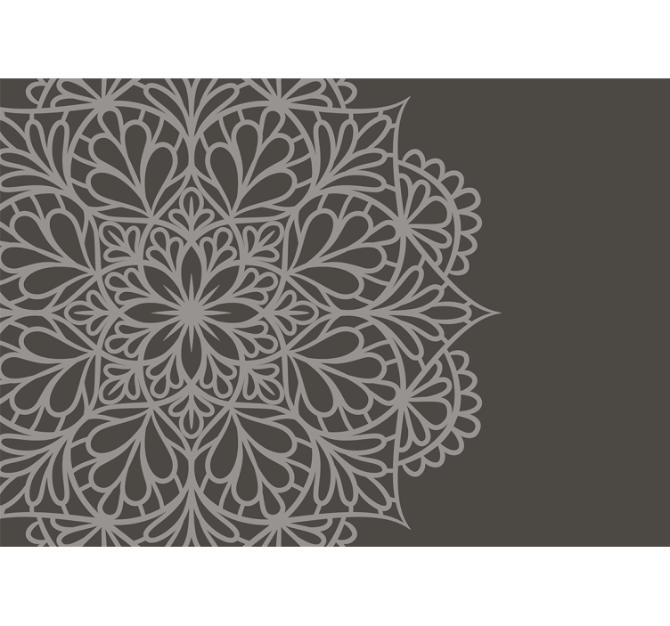 Mandala wall mural elegant mandala design - TenStickers