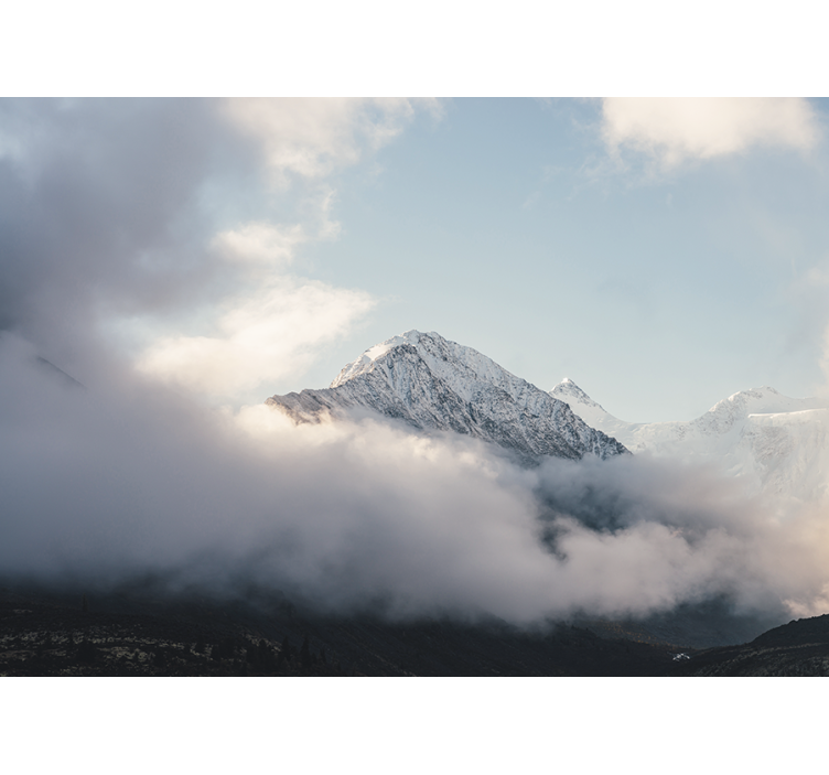 Wall mural mountain grand frosty summits - TenStickers
