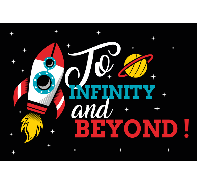 Rocket Space Adventure wall mural fantasy - TenStickers