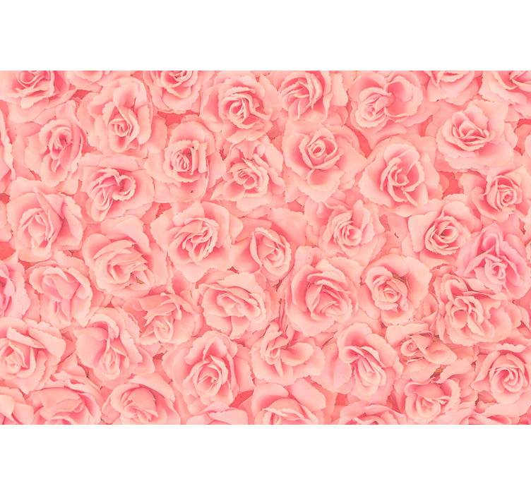Flower wall mural roses in bloom - TenStickers