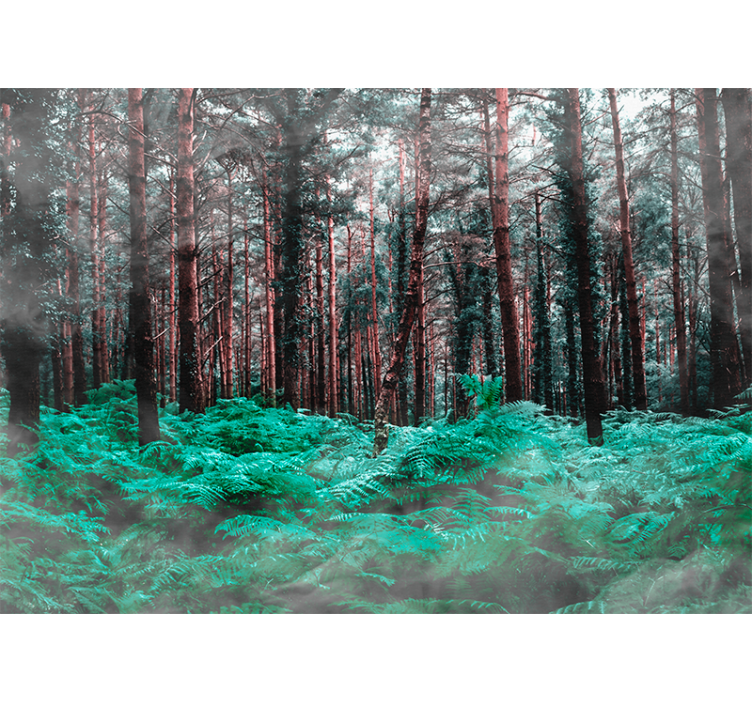 Wall mural nature lush green wilderness - TenStickers