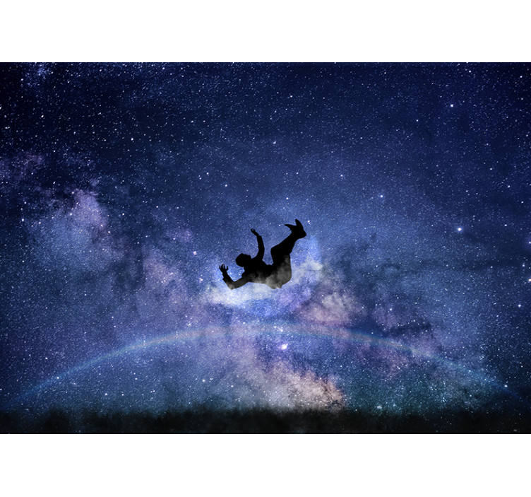 Space wall mural cosmic voyage - TenStickers